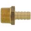 1/2" Hose Barb x 3/4" NPT Male Brass Pipe Adapter