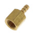 1/8" Hose Barb x 1/8" NPT Female Brass Pipe Adapter