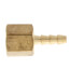 3/16" Hose Barb x 1/4" NPT Female Brass Pipe Adapter