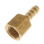 1/4" Hose Barb x 1/4" NPT Female Brass Pipe Adapter