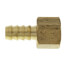 3/8" Hose Barb x 3/8" NPT Female Brass Pipe Adapter
