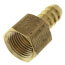 3/8" Hose Barb x 3/8" NPT Female Brass Pipe Adapter