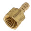 3/8" Hose Barb x 1/2" NPT Female Brass Pipe Adapter