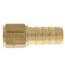 1/2" Hose Barb x 1/4" Female NPT Brass Pipe Adapter