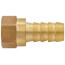1/2" Hose Barb x 3/8" NPT Female Brass Pipe Adapter