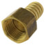3/4" Hose Barb x 3/4" NPT Female Brass Pipe Adapter