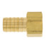 1" Hose Barb x 3/4" NPT Female Brass Pipe Adapter