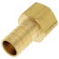 1" Hose Barb x 3/4" NPT Female Brass Pipe Adapter