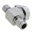 1/2" Cold Expansion PEX x 1/4" OD Compression, 1/4" Turn Straight Valve