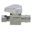 1/2" Cold Expansion PEX x 1/4" OD Compression, 1/4" Turn Straight Valve
