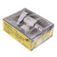 1/2" Expansion PEX x 3/8" OD Comp 1/4 Turn Supply Angle Stop (Chrome Plated)