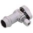 1/2" Nominal Press x 1/4" OD Compression, 1/4 Turn Angle Stop Valve (Chrome)