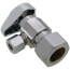 1/2" Nom Comp (5/8" OD) x 1/4" OD Comp 1/4 Turn Angle Stop (Chrome Plated)