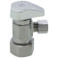 1/2" Nom Comp (5/8" OD) x 1/4" OD Comp 1/4 Turn Angle Stop (Chrome Plated)