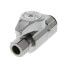 1/2" Nom Push Connect x 3/8" OD Comp. 1/4 Turn Straight Stop (Chrome Plated)