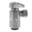 1/2" Nom. PushConnect x 3/8" OD Compr. 1/4 Turn Push Connect Angle Stop, Lead Free (Chrome Plated)