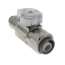 1/2" Nom Push Connect x 3/8" OD Push Connect, 1/4 Turn Straight Stop (Chrome Plated)