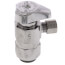 1/2" Nom Push Connect x 3/8" OD Push Connect, 1/4 Turn Angle Stop (Chrome Plated)