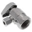 1/2" FIP x 1/4" OD Comp 1/4 Turn Angle Stop, Lead Free (Chrome)
