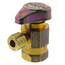 1/2" FIP x 1/4" OD Comp 1/4 Turn Angle Stop, Lead Free (Rough Brass)