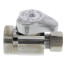 1/2" FIP x 3/8" OD Comp 1/4 Turn Straight Stop, Lead Free (Chrome)
