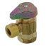 1/2" FIP x 3/8" OD Comp 1/4 Turn Angle Stop, Lead Free (Rough Brass)