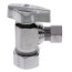 1/2" FIP x 1/2" OD Comp 1/4 Turn Angle Stop, Lead Free (Chrome)