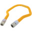 3/4" ID (7/8" OD) Yellow Coated Stainless Steel Gas Connector w/ 3/4" FIP x 3/4" MIP Fittings (36" Length)