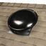 Master Flow Roof Mount Power Attic Vent w/ T-Stat - Black (1500 CFM), ERV6BL