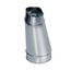 6" Master Flow Oval to Round Straight Boot, OTRB6