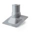 4" Pivot Pipe Boot Flashing - 26 Gauge (Gray), PPBG4GR