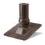 4" Pivot Pipe Boot Flashing - 26 Gauge (Weathered Wood), PPBG4WW