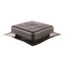 Square Top Roof Louver Vent (Black), RT65BL