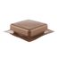 Square Top Roof Louver Vent (Brown), RT65BR