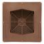 Square Top Roof Louver Vent (Brown), RT65BR