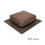 Aluminum Square Top Roof Louver Vent (Brown), RV50ABR