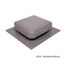 Aluminum Square Top Roof Louver Vent (Weathered Wood), RV50AWW