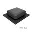 Aluminum Slant Back Roof Louver Vent (Black), SSB960ABL