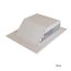 Aluminum Slant Back Roof Louver Vent (White), SSB960AW