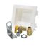 Recessed Firestop Gas Outlet Box Kit w/ 1/2" Fitting