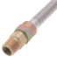 1/2" ID (5/8" OD) Stainless Steel Gas Connector 1/2" MIP X 1/2" FIP (12" Length)