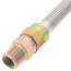 1/2" ID (5/8" OD) Stainless Steel Gas Connector 1/2" MIP x 1/2" MIP (48" Length)