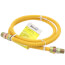 1/2" ID (5/8" OD) Coated Stainless Steel Gas Connector w/ 3/4" x 1/2" MIP Fittings (72" Length)