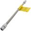1/2" ID (5/8" OD) Stainless Steel Gas Connector 1/2" MIP x 1/2" FIP (18" Length)