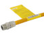 1/2" ID (5/8" OD) Coated Stainless Steel Gas Connector w/ 3/4" x 1/2" MIP Fittings (48" Length)