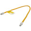 1/2" ID (5/8" OD) Coated Stainless Steel Gas Connector w/ 3/4" x 1/2" MIP Fittings (48" Length)