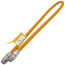 1/2" ID (5/8" OD) Coated Stainless Steel Gas Connector w/ 3/4" MIP Fittings (48" Length)