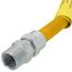 1/2" ID (5/8" OD) Coated Stainless Steel Gas Connector w/ 3/4" MIP Fittings (60" Length)