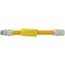 3/4" ID (7/8" OD) Coated Stainless Steel Gas Connector w/ 3/4" FIP x MIP, 1/2" FIP Tap (12" Length)