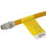 3/4" ID (7/8" OD) Coated Stainless Steel Gas Connector w/ 3/4" FIP x 3/4" MIP Fittings (36" Length)